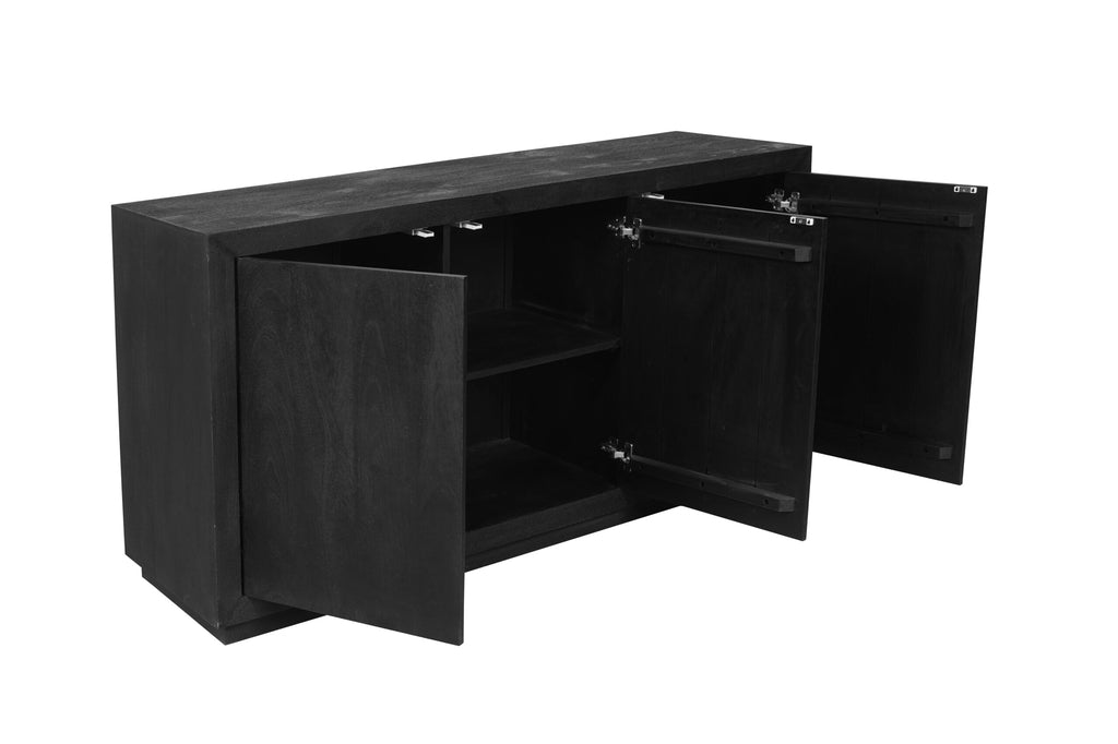 Dressoir Brussel Black 150cm | 3 deurs