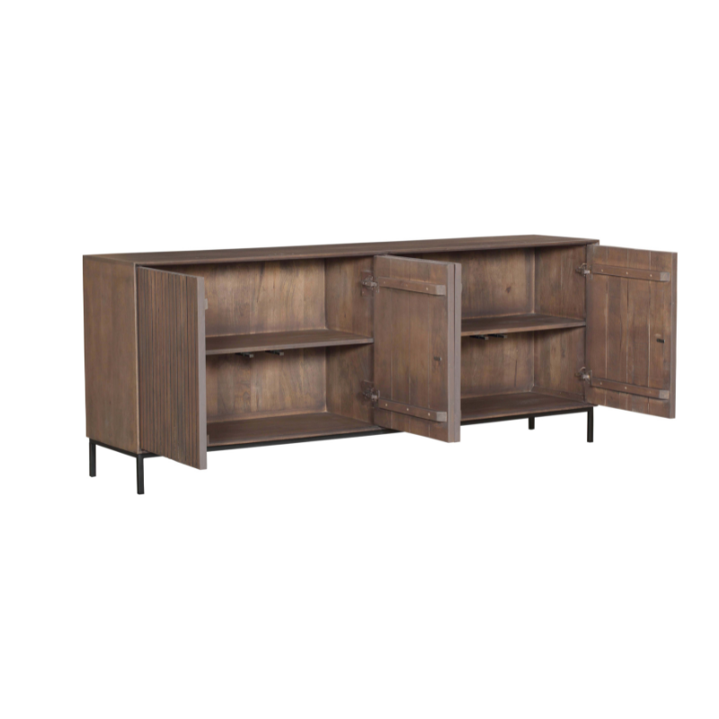 Dressoir Madison Walnoot  | 210 cm - Dbmeubels