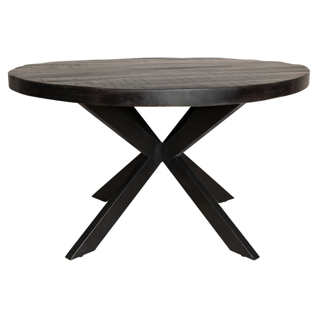 Eetkamertafel Denver Black | Rond | 150 cm