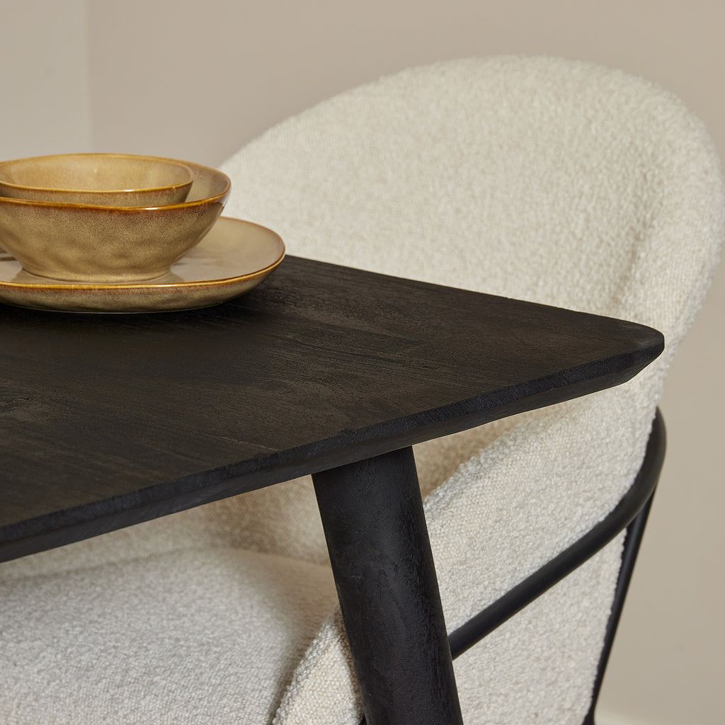 Eettafel Omaha Black | 180 cm - Dbmeubels