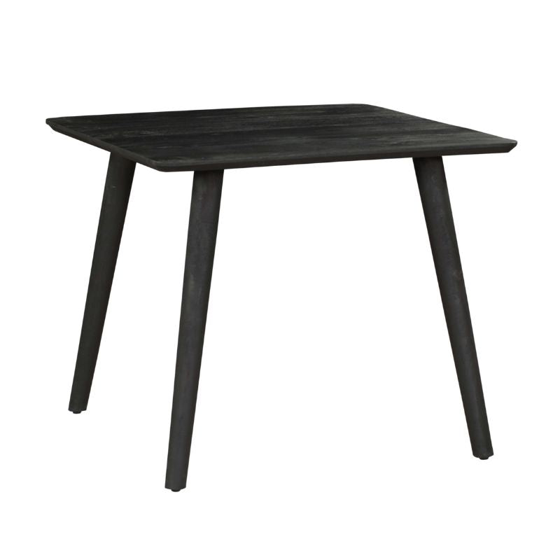 Eettafel Omaha Black | 90 x 90 cm