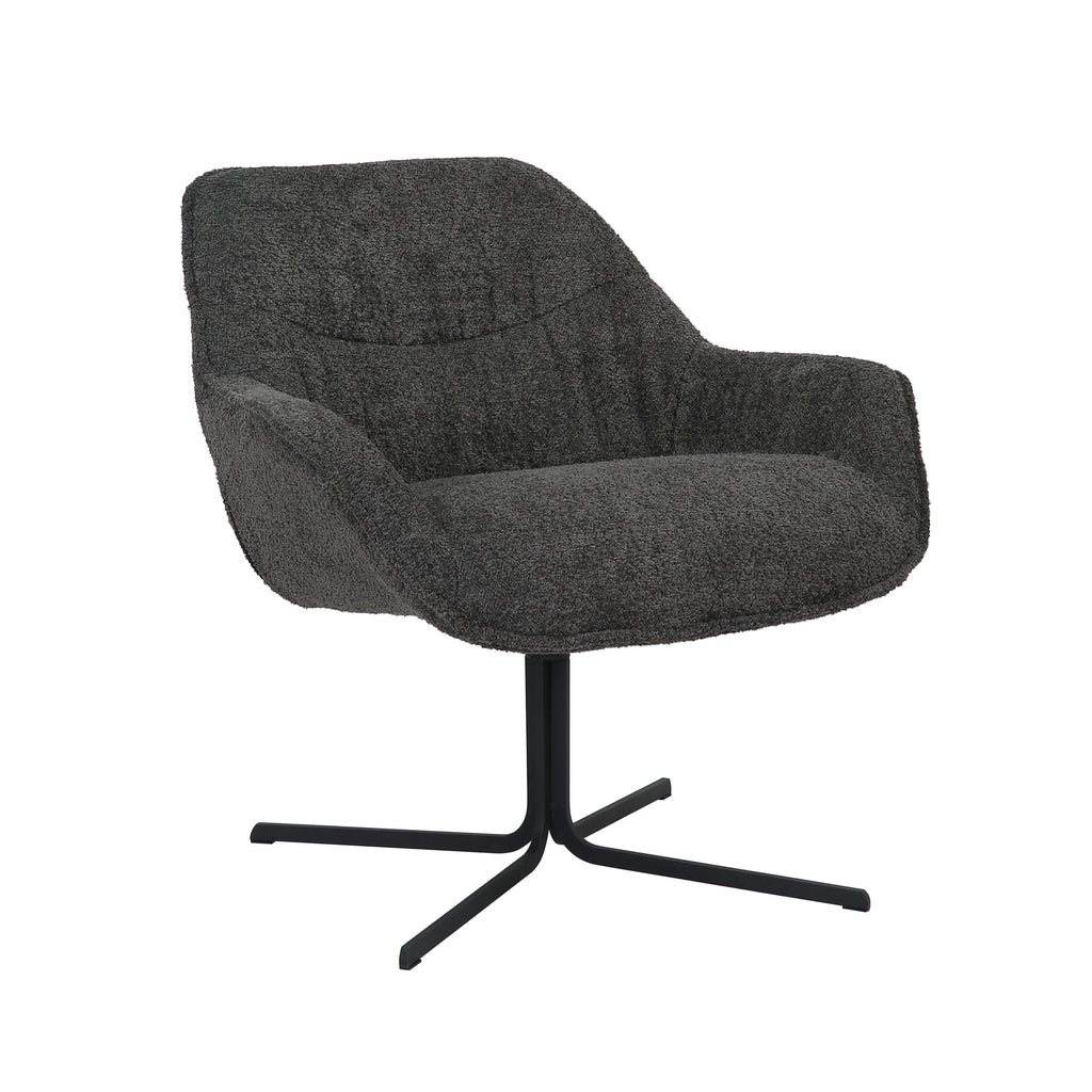 Fauteuil Mila | Dark Grey - Dbmeubels