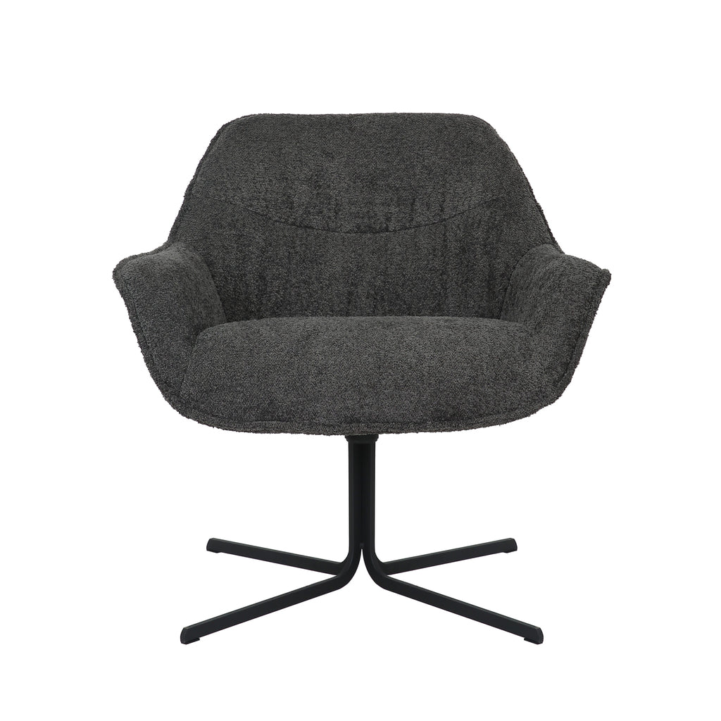 Fauteuil Mila | Dark Grey - Dbmeubels