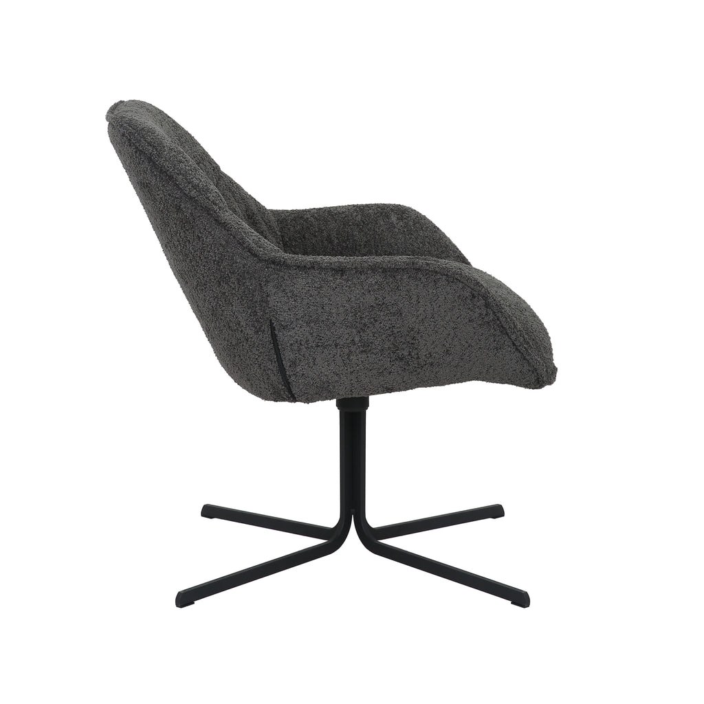 Fauteuil Mila | Dark Grey - Dbmeubels