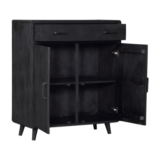 Kabinet kast Omaha Black | 100 cm - Dbmeubels