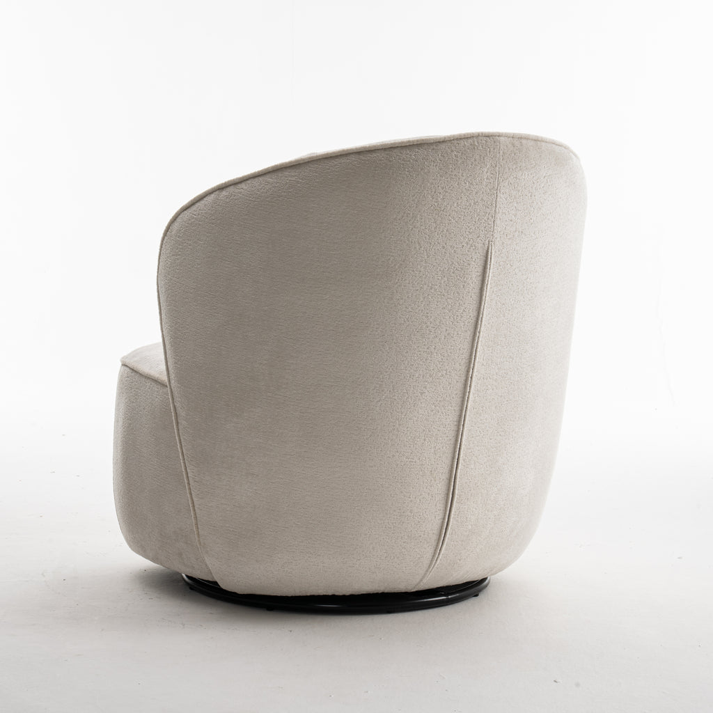 Draaifauteuil Sammy - cream