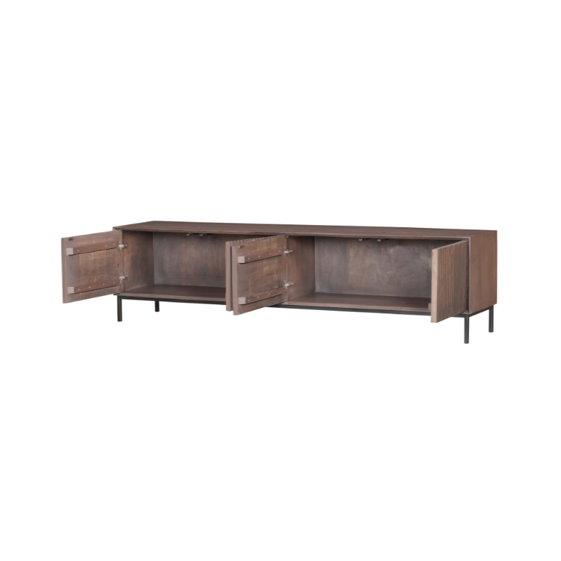 Tv meubel Madison Walnoot | 210 cm - Dbmeubels