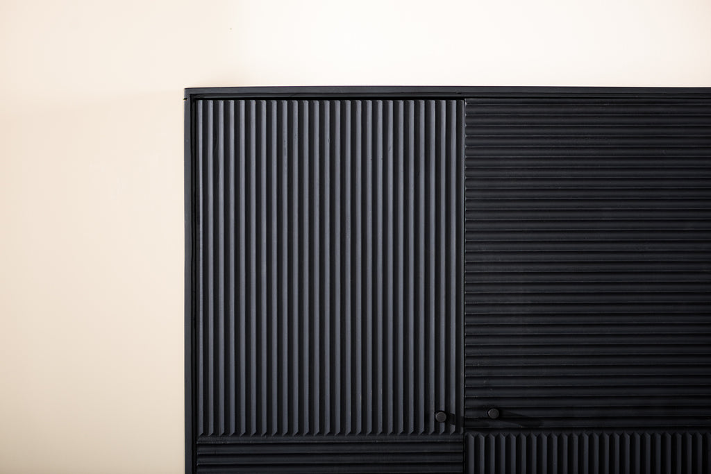 Wandkast Olivia -  80cm - zwart